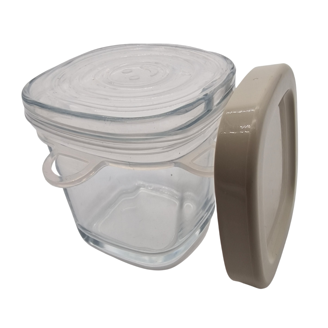 Lot de 12 couvercles en silicone transparent pour pots de yaourt pour la yaourtière Seb Multidélices