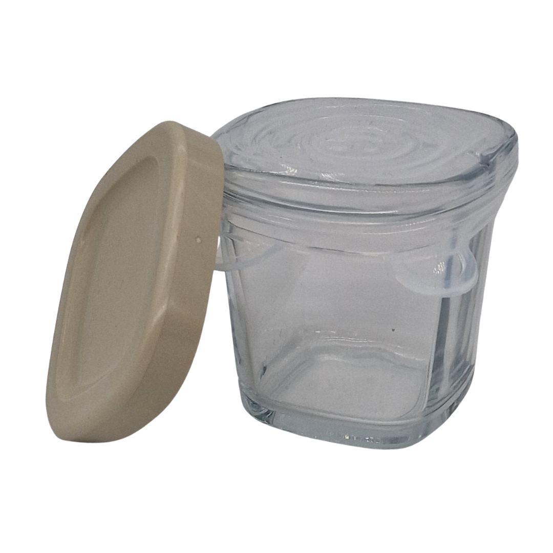 Lot de 12 couvercles en silicone transparent pour pots de yaourt pour la yaourtière Seb Multidélices