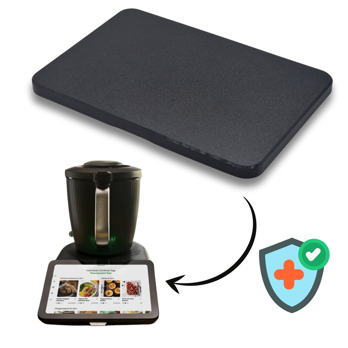 Lot De 2 Films De Protection D'Écran Pour Vorwerk Thermomix TM7 - Ultra Fin Anti-Rayures Sans Bulles