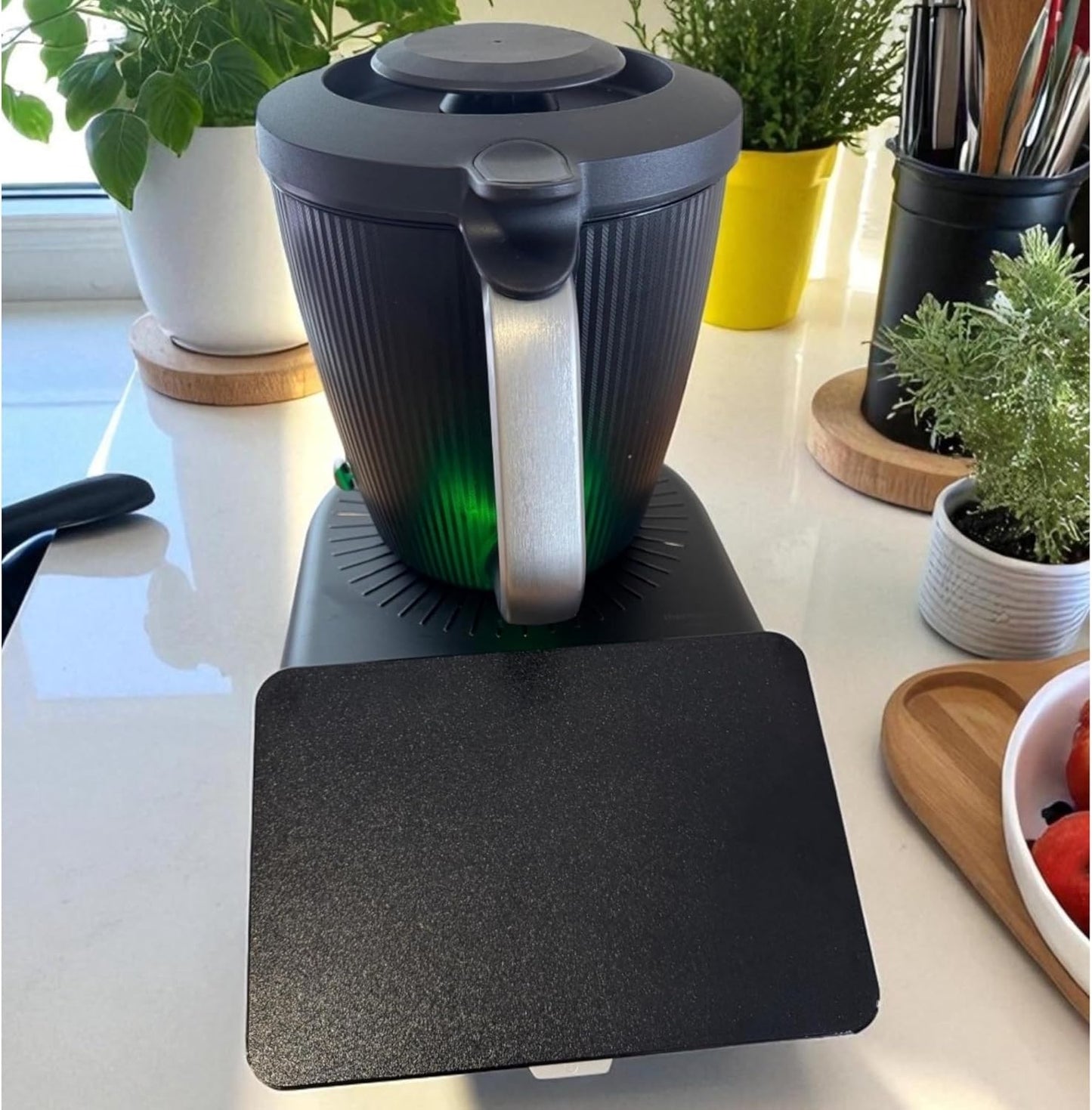 Protection Écran Thermomix TM7 Noir - Protège Écran Anti-Rayures et Chocs Robot Cuisine